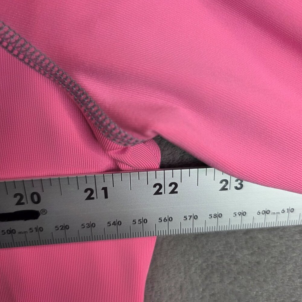 Womens Danskin Now Pink Semi Fitted Full Zip Track Jacket Polyester Stretch XXL - Picture 4 of 6